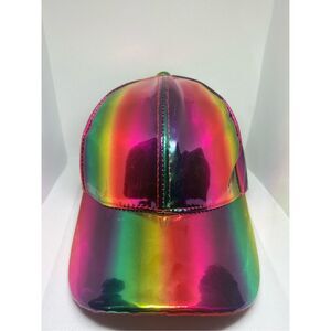 Rainbow Holographic Baseball Cap